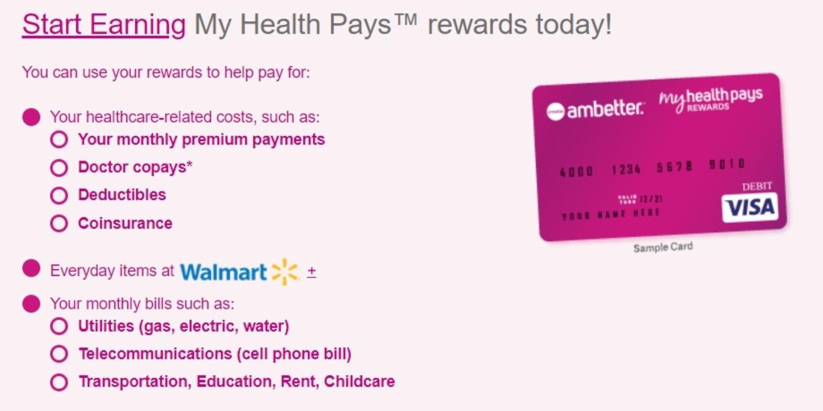 Recompensas de salud Ambetter ACA